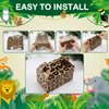 24 Pieces Jungle Safari Animals Party Favor Boxes Animal Gift Bags Birthday Treat Boxes Party Bags Candy Goodies for Kids Picnic Safari Party Decoration