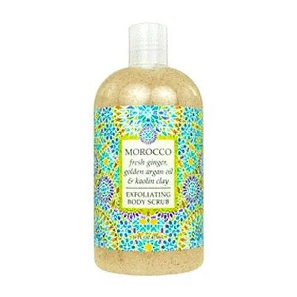 Greenwich Bay Morocco Scented Exfoliating Body Wash from the Destination Collection - Travel the World Without Leaving Your Home! - 16 Ounce Bottle in Beautiful Packaging