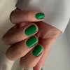 Turquoise Green Press on Nails Short,KQueenest Round Fake Nails for Women Really Short Nails Press-on,Natural Glue on Nails Set Reusable Petite Nails for Small Hands,Oval Gel Nails for Daily Mani