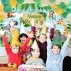 Avezano Safari Happy Birthday Banner Jungle Animals Happy Birthday Backdrop Jungle Animal Theme Birthday Party Decorations Safari Happy Birthday Party Supplies 70.8 x 43.3 Inch
