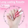 Nail Glue, Super Strong Nail Glue for Acrylic Nails Long Lasting Professional Nail Tip Glue for Press on Nails Bond for Acrylic Nails Adhesive Nail Glue for False Nail Tips 0.07OZ/PCS(12PCS）