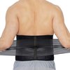 NeoTech Care Neoprene Back Brace for Optimal Support and Pain Relief - Adjustable Compression Belt for Lumbar Stability - Comfortable and Breathable Lower Back Support (Black, Size XXL)