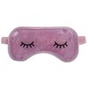 LEMON LAVENDER Fashion Smart Women's Warm or Cold Relaxing Gel Eye Mask, Pink, One Size