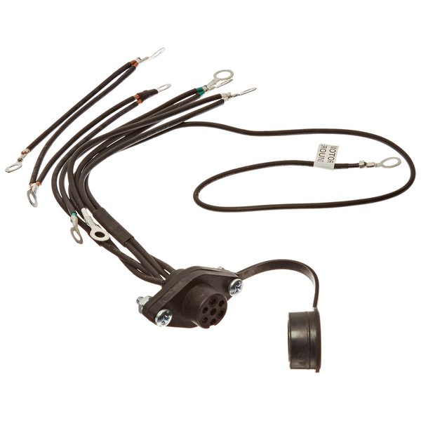 WARN 39886 Winch Component Accessory: Remote Control Socket Assembly for 5 Wire Electrical System