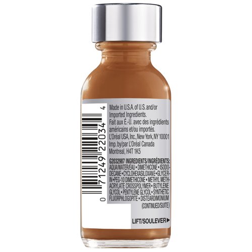 L'Oreal Paris Makeup True Match Super-Blendable Liquid Foundation, Mahogany N9, 1 Fl Oz,1 Count