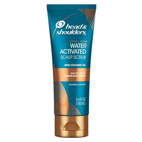 Head+Shoulders Royal Oils Scalp Scrub 3.4 Ounce Tube (100ml) (Pack of 2)