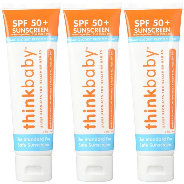 Thinkbaby Sunscreen Lotion - SPF 50 - 3 oz - 3 pk