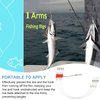 YOTO Fishing Leaders,Saltwater Tackle Rig with Swivels Snap, High-Strength Fishing Wire Gear Equipment for Lures Bait Or Hooks,1Arm and 2Arm