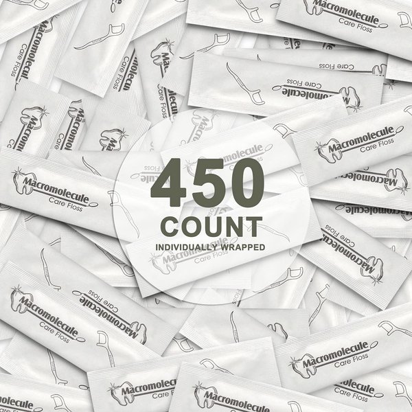 450 Count Dental Floss Picks,Individually Wrapped Dental Floss Picks, Single Wrapped Floss, Travel Dental Floss, Unflavored Floss Picks,Dental Flossers,Floss Sticks,Tooth Floss,Dental Picks Disposable