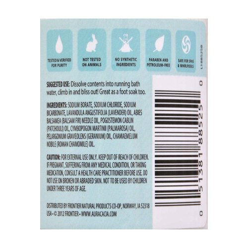 Aura Cacia Aromatherapy Mineral Bath, Tranquil Chamomile, 16 ounce jar