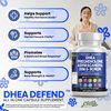 DHEA 200mg Supplement Pregnenolone 100mg for Men & Women with DIM Ashwagandha Boron 6mg Complex Calcium Magnesium Zinc 50mg Vitamin D3 5000 iu Hormone Support Capsules Pills - Made in USA 60 Ct