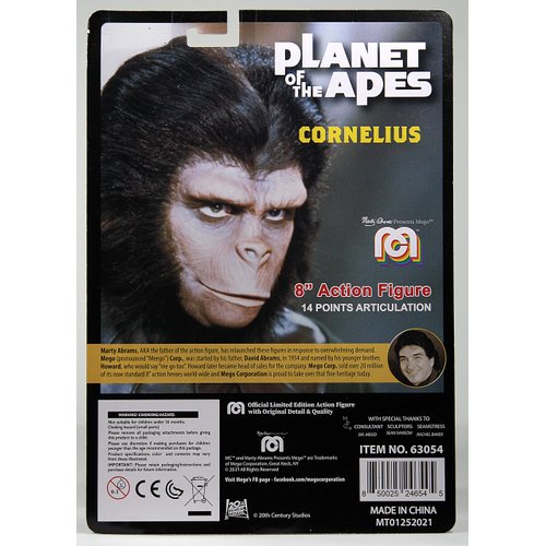 Mego Planet of The Apes: Cornelius 8" Action Figure Multicolor