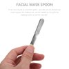 Ciieeo Stainless Steel Ointment Spoon Eye Cream Spoon Facial spatulas Facial Cream mask Spoon Skincare Cosmetics Spoon Creme Makeup Mixing Spoon Face Cream Scoops Metal Ball Miss Small