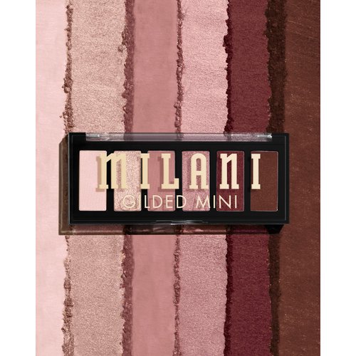 Milani Gilded Mini Eyeshadow Palette with 6 Matte & Shimmer Hues - The Wine Down