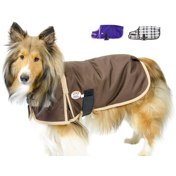 Derby Originals Ruff Pup 1200D Ripstop Waterproof Winter Dog Coat 150g Medium Weight