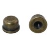 DGBRSM 2pcs Solid Lamp Finials Caps Tapped of Tops for Lamp Shade Holder Harp Lamp Finial Knob Lamp Accessories, Bronze