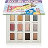 theBalm Foiled Again Eye Shadow Palette, Long-Lasting, Pigmented Matte, Supernatural Shine, Wet or Dry Formulas, Reflective Finishes, Multi-Color 0.34 oz