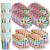 Artist Painting Birthday Party Supplies Set Plates Napkins Cups Art Tableware Kit for 16