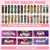 JOYIN 30 Packs Valentine's Day Mini Finger Skateboards with Cards, Classroom Exchange Gift for Kids, Kids Toys Party Favor, Classroom and Holiday Reward Prizes