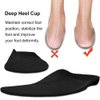 Ailaka Orthotic Cushion Arch Support Shoe Insoles for Men & Women, Unisex Daily Shock Absorption Gel Sports Inserts for Flat Feet, Plantar Fasciitis, Heel Pain Relief