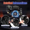Go Kart Motor Engine, 7.5HP Gas Engine, 212cc 4 Stroke OHV Industrial Grade Gas Motor, Recoil/Electric Start Single Cylinder Air Cooled Gasoline Powered Engines for Go Kart Log Splitter