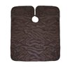 Betty Dain Bleach-proof All Purpose Styling Cape, Material Defends Against Bleach Stains, Color Proof, Chemical Proof, Waterproof, Lightweight Embossed Nylon, Brown