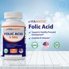 Vitamatic 3 Pack Folic Acid 5mg (5000 mcg) - 120 Vegetarian Tablets - (Vitamin B9 Folate) (Total 360 Tablets)