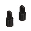 Seachoice Plastic External Eye Ends for Canopy Top, Black, 7/8 in. OD, Pack of 2