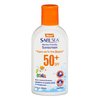 Safe Sea Jellyfish Sting-Blocking Sunscreen for Kids, SPF 50+ Lotion 4oz, Waterproof, Biodegradable, Coral Reef-Safe – Body and Face Sunscreen, Anti-Jellyfish and Sea-Lice sting protection.