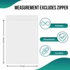 Levex - 6" x 10" (200 Count) 2 Mil Clear Reclosable Zip Plastic Poly Bags with Resealable Lock Seal Zipper for Travel, Storage, Packaging & Shipping
