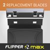FL!PPER Flipper Max Aquarium Algae Remover for Fish Tank Cleaner Replacement Blades, Pack of 2 - Glass Scraper Blades for Cleaning Kits - Water Cleaning Accessory