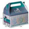 Hammont Paper Treat Boxes - (10 Pack) - Party Favors Treat Container Cookie Boxes Cute Designs Perfect for Parties and Celebrations 6.25" x 3.75" x 3.5" (Cotton Candy)