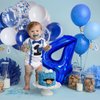 Number 4 Balloon 40 inch, Dark Blue Big Number Balloon, Giant Foil 4 Balloons Number, Helium 4th Birthday Balloons for Kids Boys Girls Birthday Party Decorations Wedding Anniversary Event Supplies