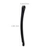 COHEALI 50pcs Simple Black Metal Painting Bobby Pin Classic Diy Hairpins Hair Accessory For Women
