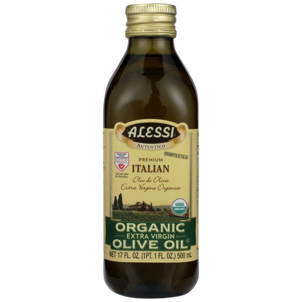 Alessi Extra Virgin Organic Olive Oil, 17 oz