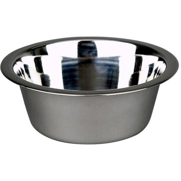 Advance Pet Products Stainless Steel Feeding Bowls, 5-Quart,Silver