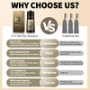 Dark Brown Hair Dye Shampoo for Gray Hair, Magic Brown Hair Dye In Minutes, Natural & Long-Lasting Hair Color, Champu Para Canas, 3 In 1 Hair Color Shampoo For Men Women(Dark Brown)