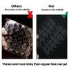 20 Sheets Double Sided Glue Sticker for Fake Nail Sticky Tabs Super Waterproof Breathable Flexible Adhesive Jelly Gel Press on Nails Transparent Double-Sided Acrylic Manicure Tape for False Nail Tips