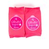 Celavi Makeup Remover Cleansing Wipes Removing Towelettes 2 Packs - 60 Sheets (Pomegranate)