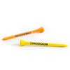 THIODOON Golf tees 3 1/4 inch Less Friction Wood Tees Training for Golfer Professional Natural Wood Golf tees Bulk 100 Count Golfing Tees