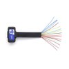 bbfly-A9 OBD II OBD2 16 Pin Splitter Extension 1x Male and 2X Female Extension Cable Adapter (2FT/60CM)