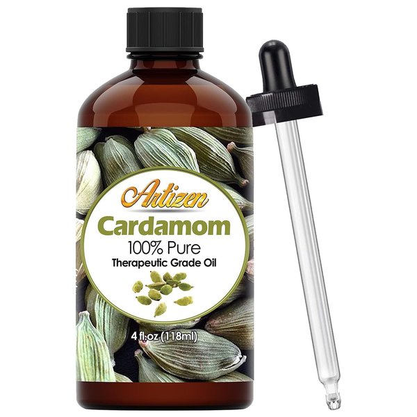 Artizen 4oz Oils - Cardamom Essential Oil - 4 Fluid Ounces