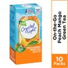 Crystal Light On The Go Peach Mango Green Tea Drink Mix, 10-Packet Box (Pack of 5)