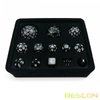 Bescon Complete Polyhedral DND Dice Set 13pcs D3-D100 RPG Dice Set in Opaque Black
