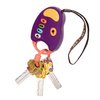 B. toys – Toy Car Keys – Key Fob with Lights & Sounds – Interactive Baby Toy – Pretend Keys for Babies, Toddlers – 10 Months + – FunKeys – Purple