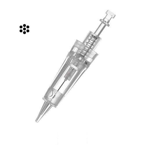 50pcs Permanent Makeup Cartridge Needles Disposable Permanent Makeup Tattoo Needles for Cordless Tattoo Machine for Ombre Powder Brows Microblading (5P/5R/5RL)