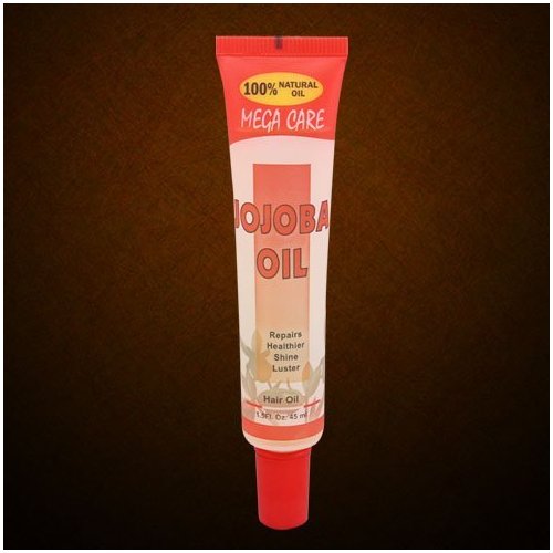 Sunflower Cosmetics Mega Care Tube Hair Oil (Jojoba Oil) - 1.5Oz 6pck With Nail File