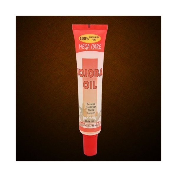 Sunflower Cosmetics Mega Care Tube Hair Oil (Jojoba Oil) - 1.5Oz 6pck With Nail File