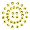 1440Pcs Lemon yellow Crystal Rhinestones,Glass Flatback Rhinestones Gemstones for Nail Face Makeup Art Crafts Clothes Decoration -(SS20, 4.8mm,Lemon yellow)