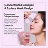 LUVUM Collagen Hydrogel Mask - Hydrating Overnight Mask - Plant-Derived Collagen - Anti-Aging Formulat - Dark Spot & Tone Correction - Korean Skin Care, 5-Pack
